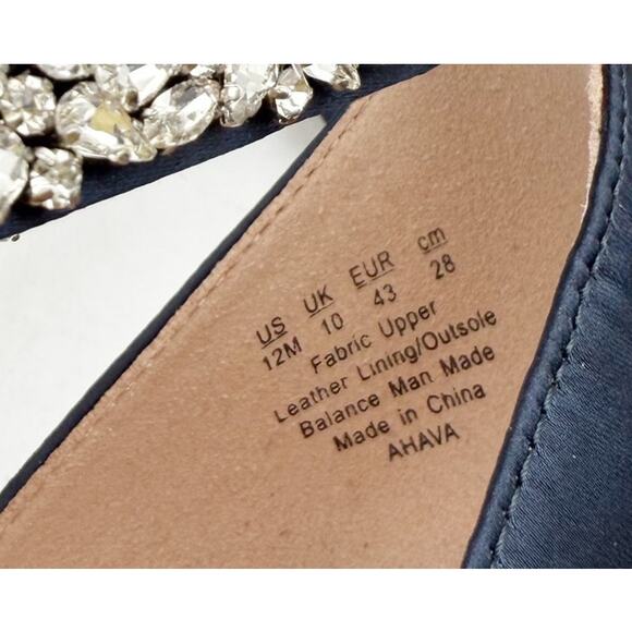 Pnina Tornai for Naturalizer Women Ahava Heels US 12 M Blue Crystal Open Toe NIB - Picture 12 of 12